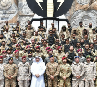 Closing ceremony of Pakistan KSA Joint Exercise in Counter Terrorism domain AL BATTAR-I was held at Cherat. The two weeks long exercise commenced on 22 August 2023 with participation of Special Forces contingents from two brotherly countries.