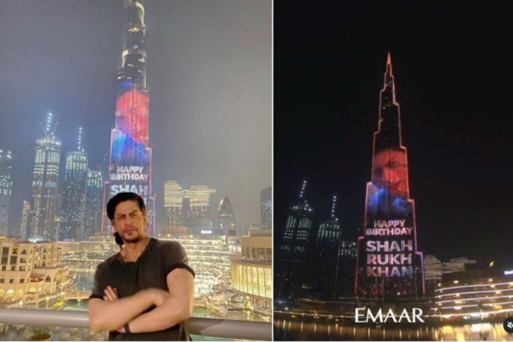 shah rukh khan at burj khalifa