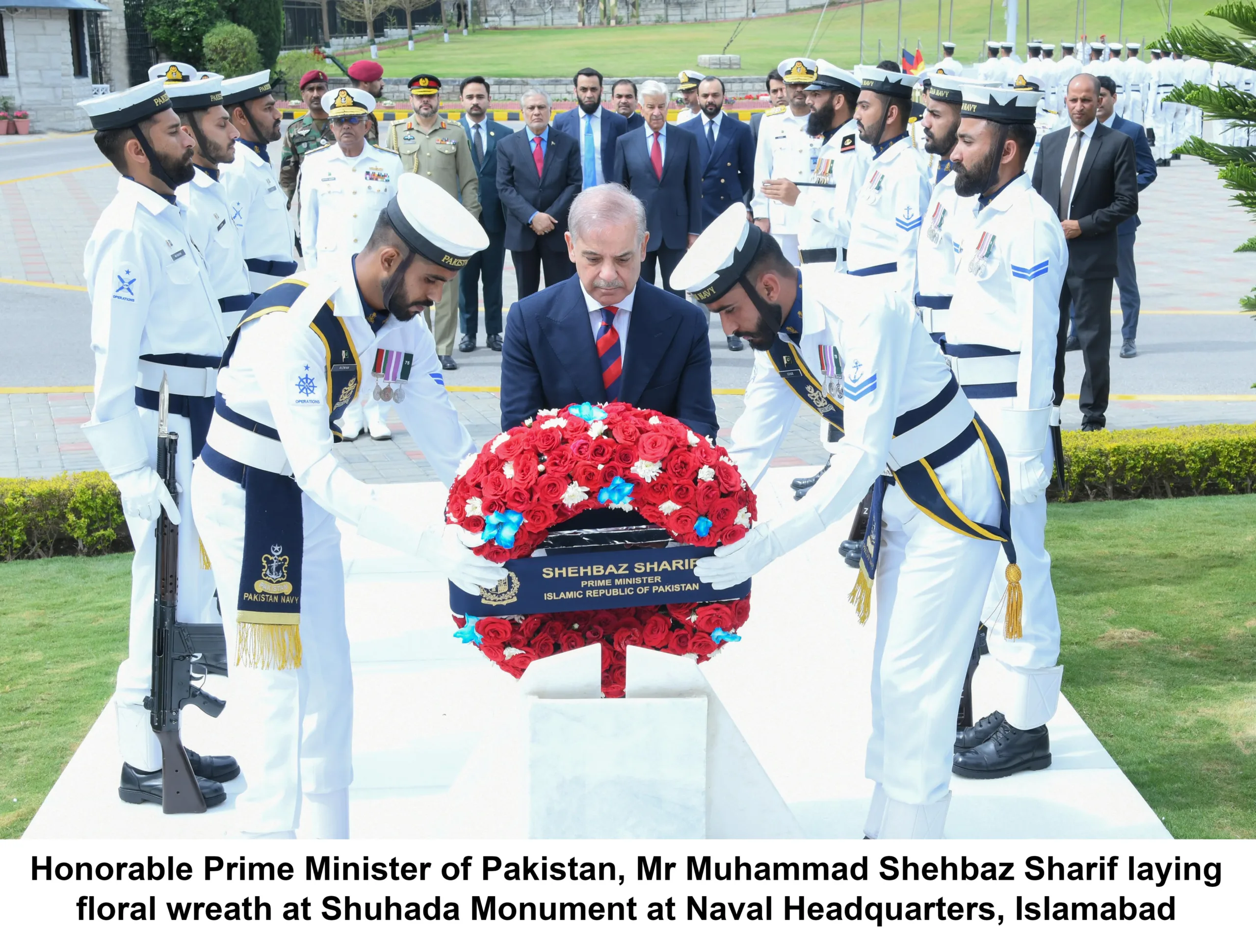 PRIME MINISTER MUHAMMAD SHEHBAZ SHARIF VISITS NAVAL HEADQUARTERS