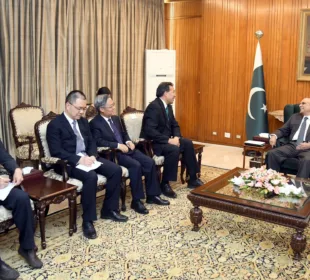 Chairman of China International Development Cooperation Agency, Mr Luo Zhaohui, along with his delegation called on President