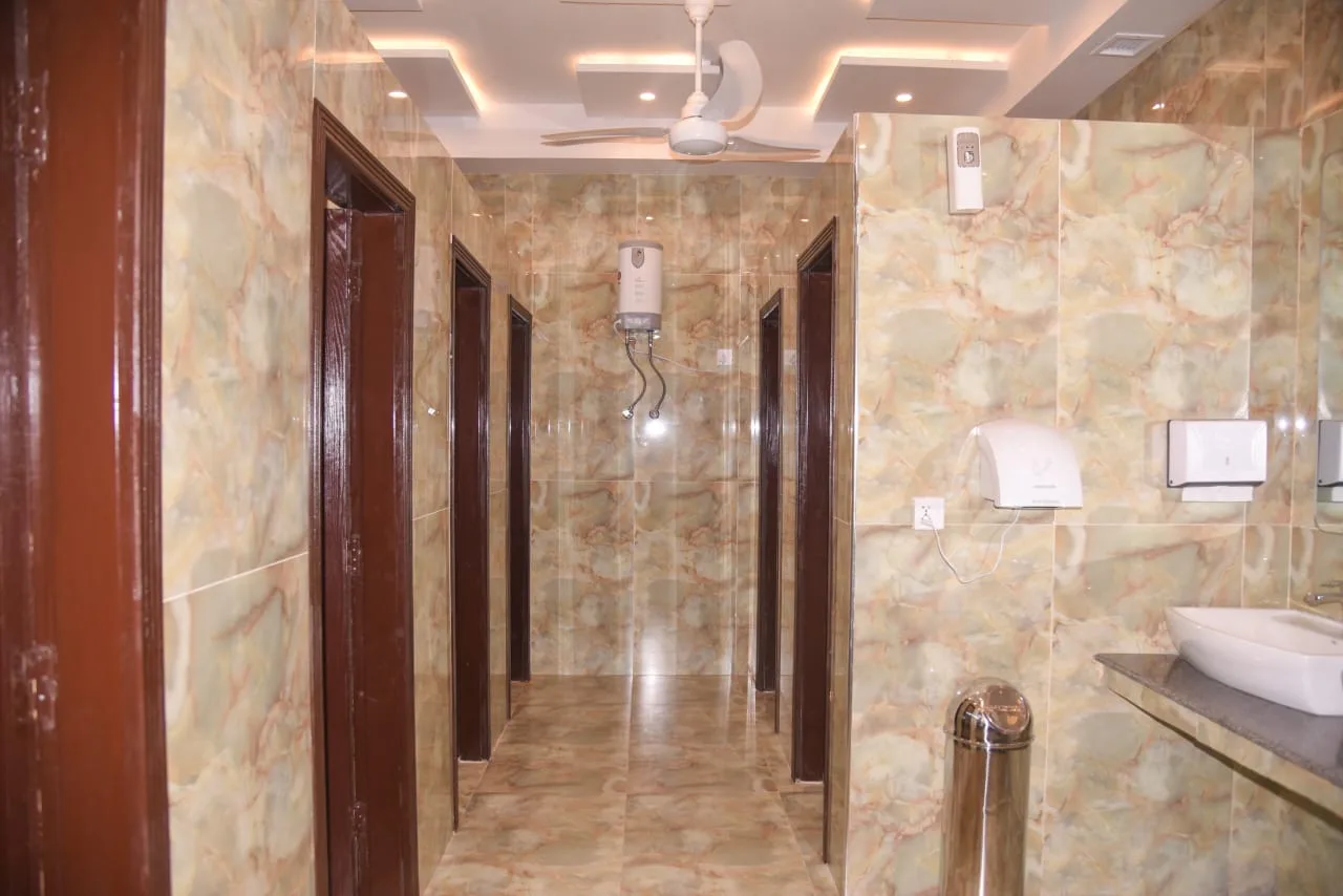 washrooms