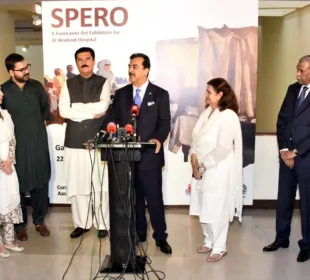 Art has always been a powerful medium to raise awareness and promote understanding among people, said Chairman Senate Syed Yousaf Raza Gilani while inaugurating a fundraiser art exhibition at Pakistan National Council of Arts.