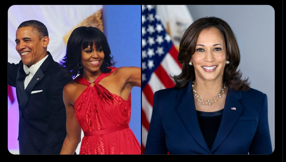Barack and Michelle Obama endorse Kamala Harris for President.