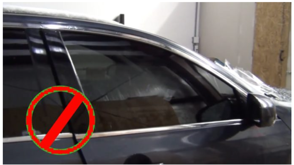 fake tinted glass permits