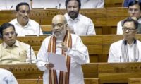 Indian Home Minister Amit Shah looks completely confused
