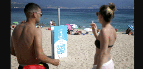 France leads Europe in saying au revoir to beach and park smoking